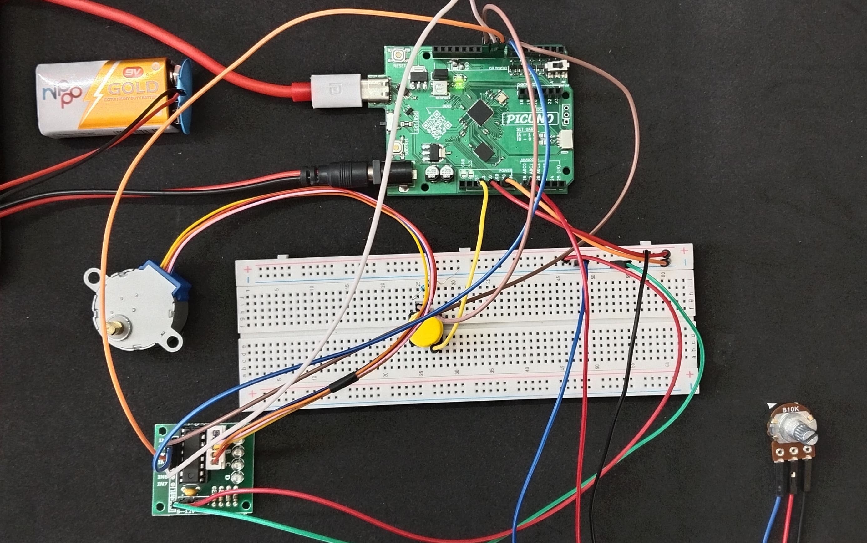 Stepper Motor Speed And Direction Control