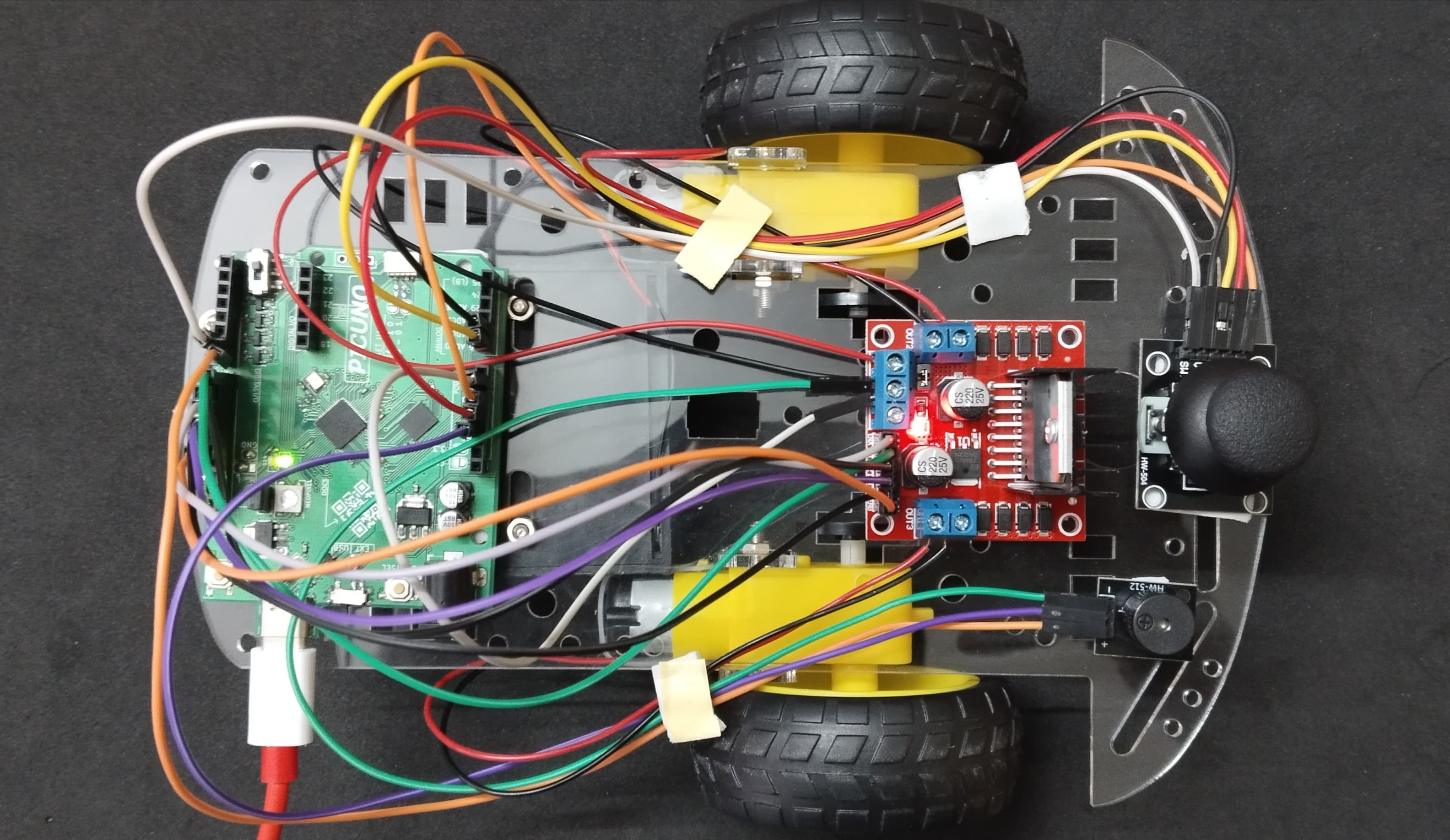 Joystick Controlled Robot Car