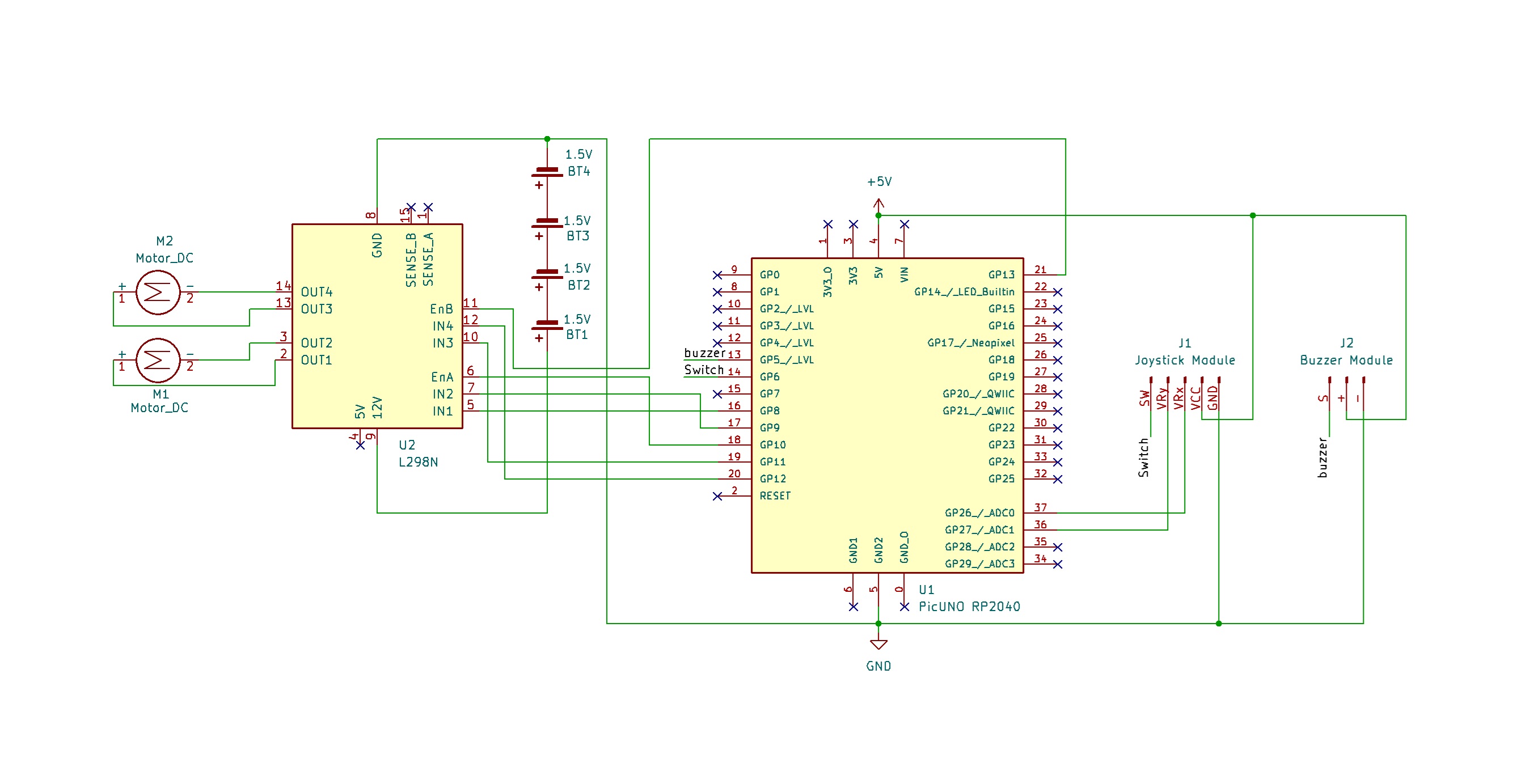 Joystick Controlled Robot Car